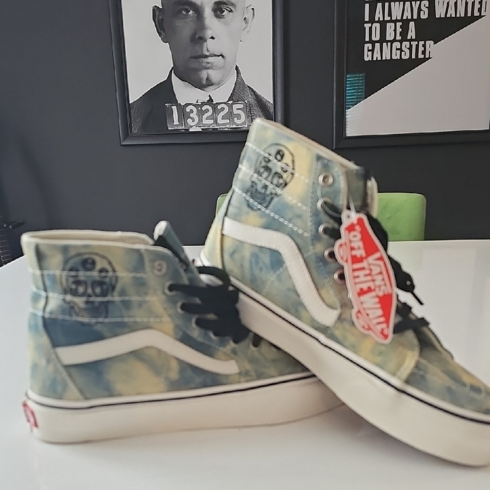 Vans Tie Dye Skull High Tops - NWT